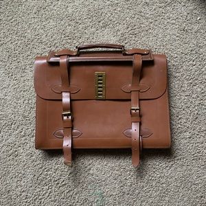 Leather briefcase